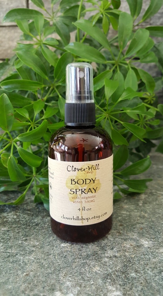 Body Spray Lemon Verbena Perfume Spray Room by CloverHillShop