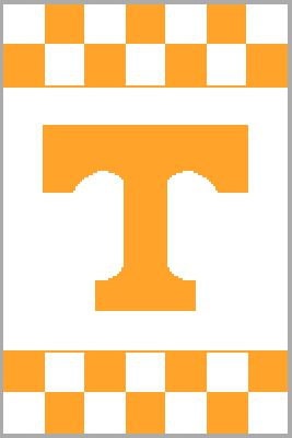 University of Tennessee Counted Cross Stitch Pattern