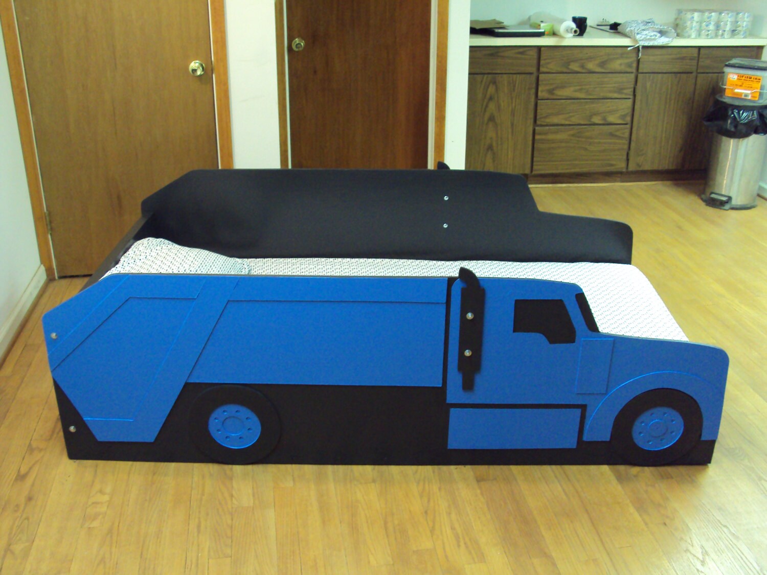 Truck twin kids bed frame handcrafted truck by TradecraftSpec