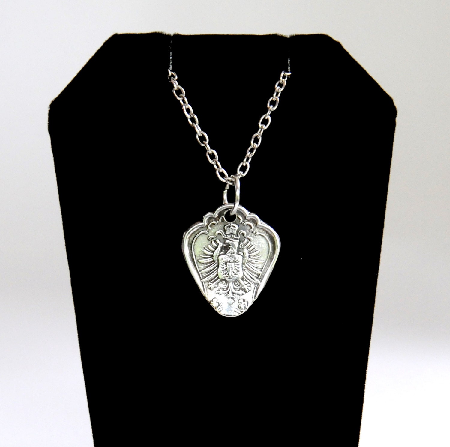 german necklace imperial eagle necklace vintage necklace