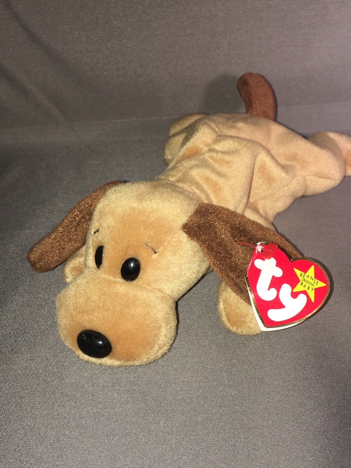 Bones the Dog Beanie Babies Original-Retired