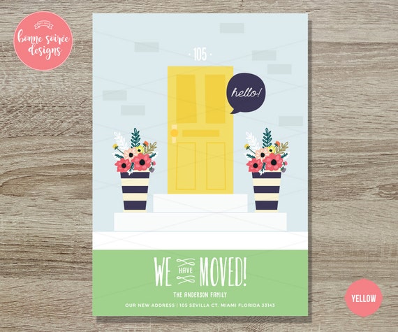 New Home Announcement Printable // 5x7 First Home Announcement