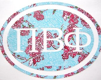 Pi Beta Phi Sticker Decal Sorority - Great Initiation, Bid Day or Big Little Gift!