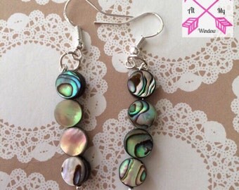 BALTHAZAR DROP EARRINGS- ABALONE
