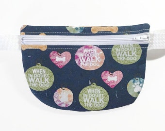 Dog Walking Bag - Dog Walking Belt - Festival Fanny Pack - Festival Belt - Festival Bag - Festival Money Belt - Festival Belt Bag