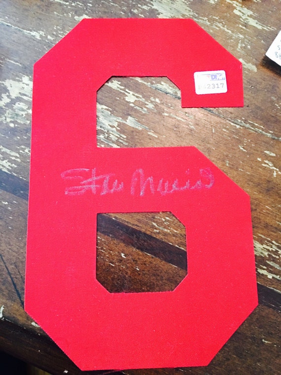 Stan Musial Signed Jersey Number 6 St. Louis Cardinals