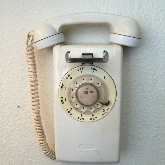 Vintage Wall Phone Wall Mounted Telephone Vintage Phone Old