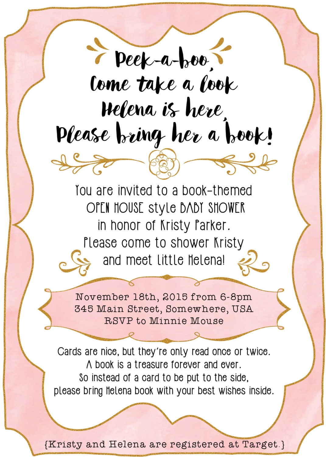 Baby Shower After Baby Is Born Invitation Wording 1