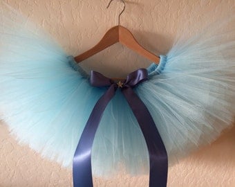 WENDY DARLING Tutu,Tinkerbell Half Marathon Tutu, Wendy Darling Costume, Neverland 5k Tutu, Running Tutu, Run Disney Tutu