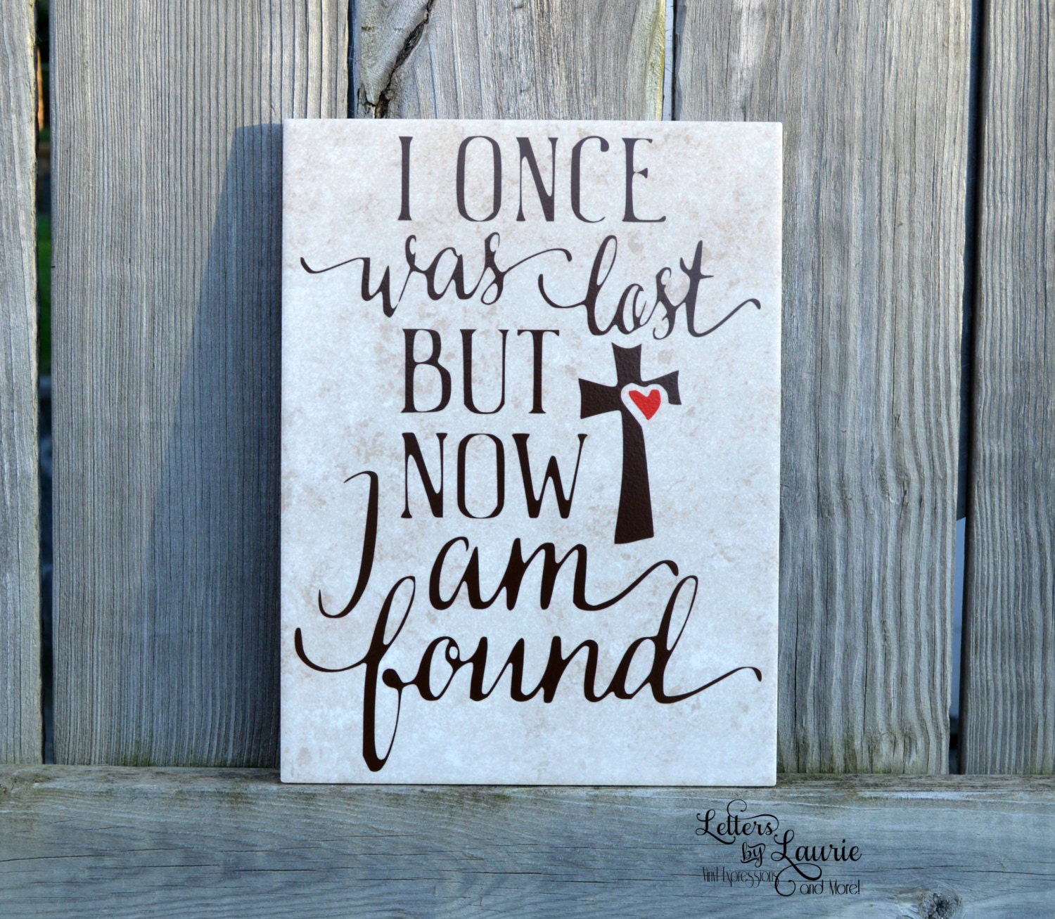 I once was lost but now I am found Friendship Gift
