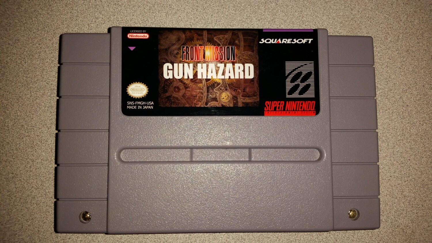 Front Mission Gun Hazard SNES