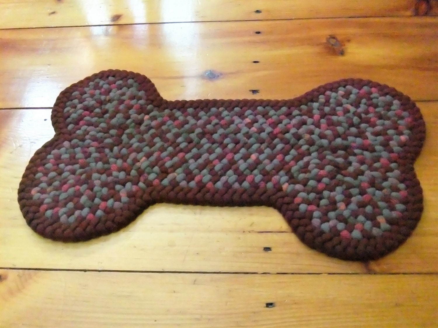 Dog Bone Braided Rug