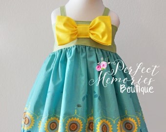 Anna Princess Dress | Summer Dress | Disney Vacation | Birthday Dress | Frozen Fever | Princess Dress | Disney Dress | Disney World