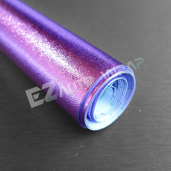 Purple CHROME Sparkle Glitter Vinyl Wrap Sticker by EZAUTOWRAP