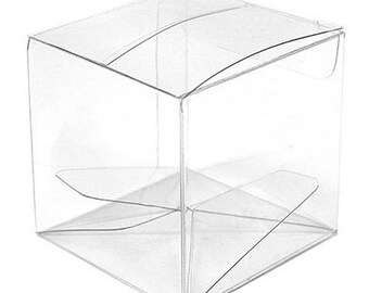 Acetate Clear Favor Boxes (Pack of 10) Wedding Favor Supplies