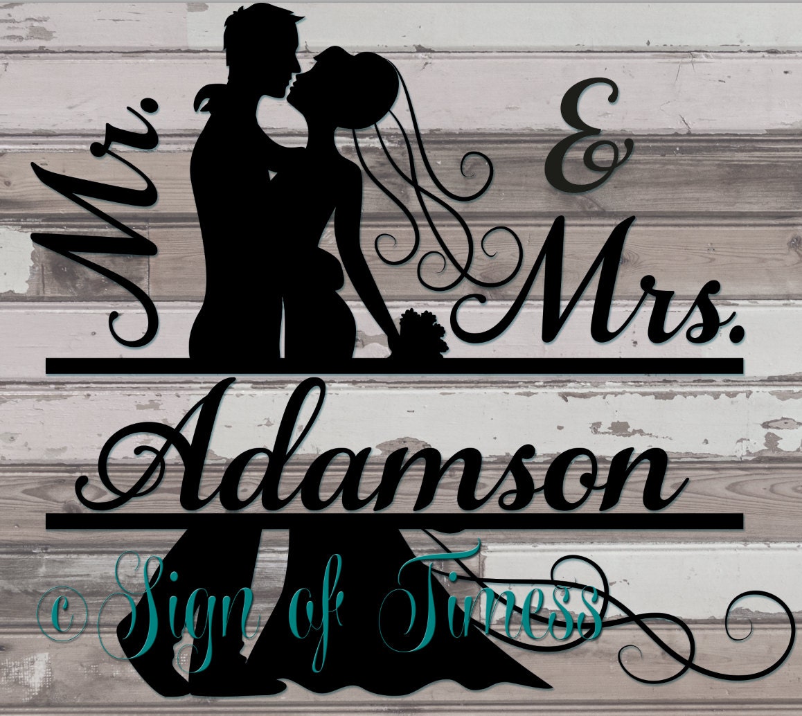 Download Wedding SVG Split Wedding SVG. Mr and Mrs Bride Svg Bride