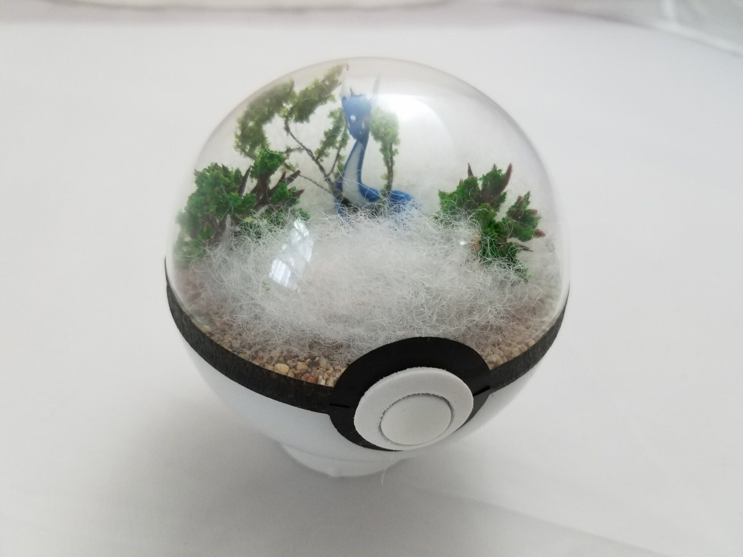 Pokemon Pokeball Terrarium Diorama Cloud Theme 3 Inch