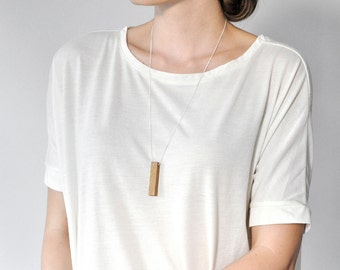 Minimal chain wood - flexible cotton cord