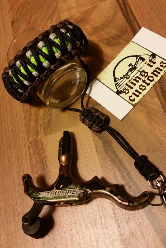 Release Lanyard for Archery Double Cobra Weave Custom