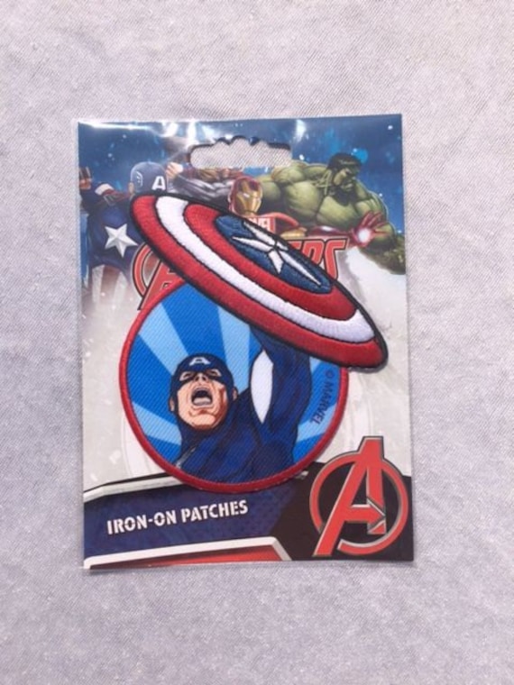 Captain America Iron On Patch Marvel Patch Captain America