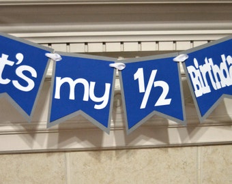 1 2 birthday banner