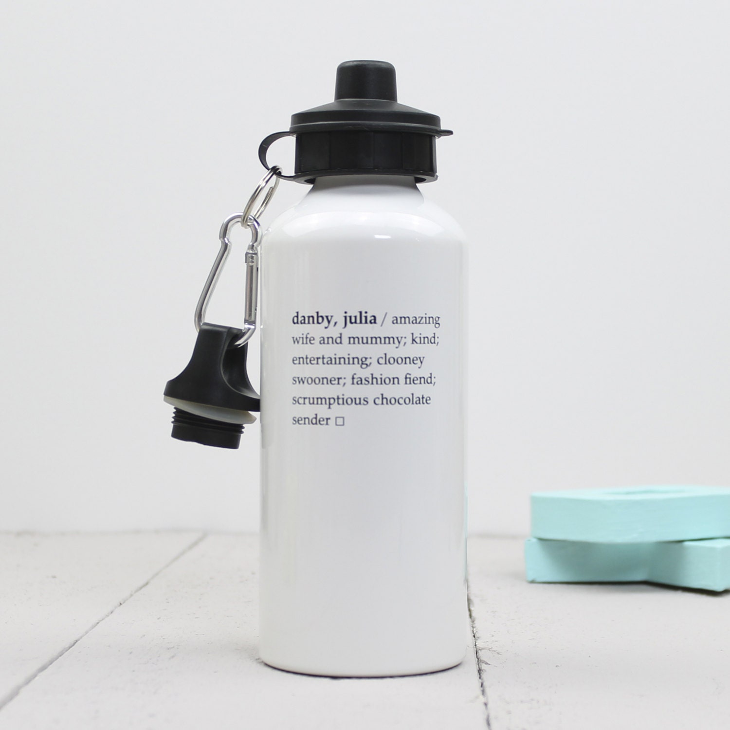 Custom Water Bottle Dictionary Definition Personalised