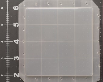 Square Coaster Mold, Square Tile Mold, Flexible Square Mold, Plastic Coaster Mold, Resin Mold, Beverage Coaster