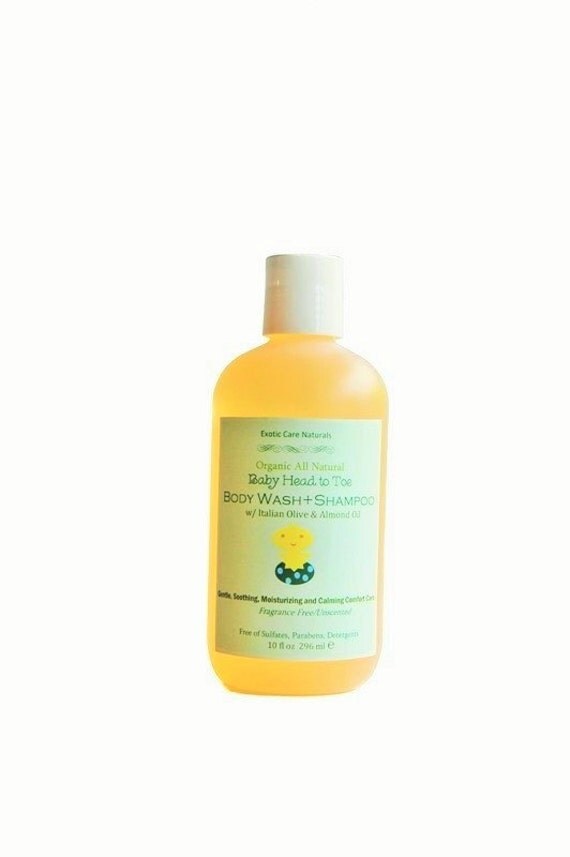 All Natural Organic Baby Shampoo and Body Wash. Sulfate Free