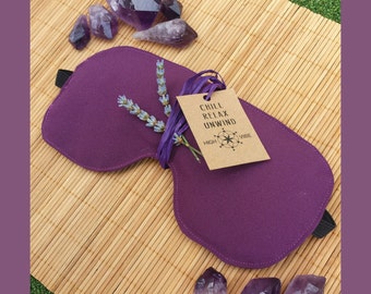 Lavender Eye Mask - Sleep - Aromatherapy - Relaxation - Yoga - Meditation - Savasana