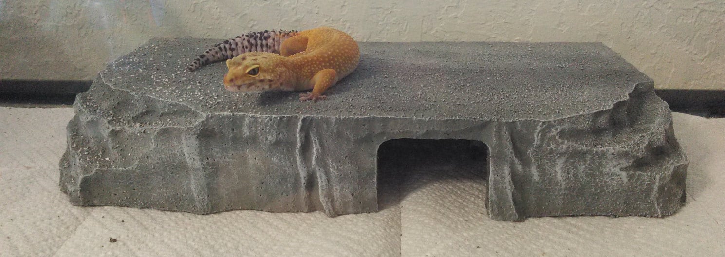 herphomes reptile hide basking platform leopard gecko