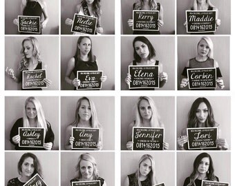 Customized Bachelorette Jail Signs | DIGITAL FILES | Bachelorette Jail Photo Props | Bachelorette Photo Booth Props