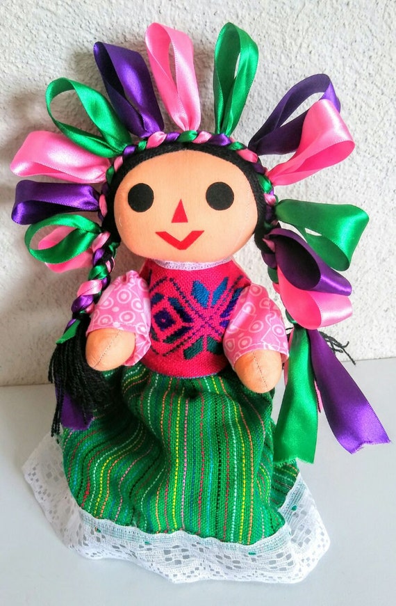 Mexican Rag Doll Indigenous Folk doll day of the by MXArtsCrafts