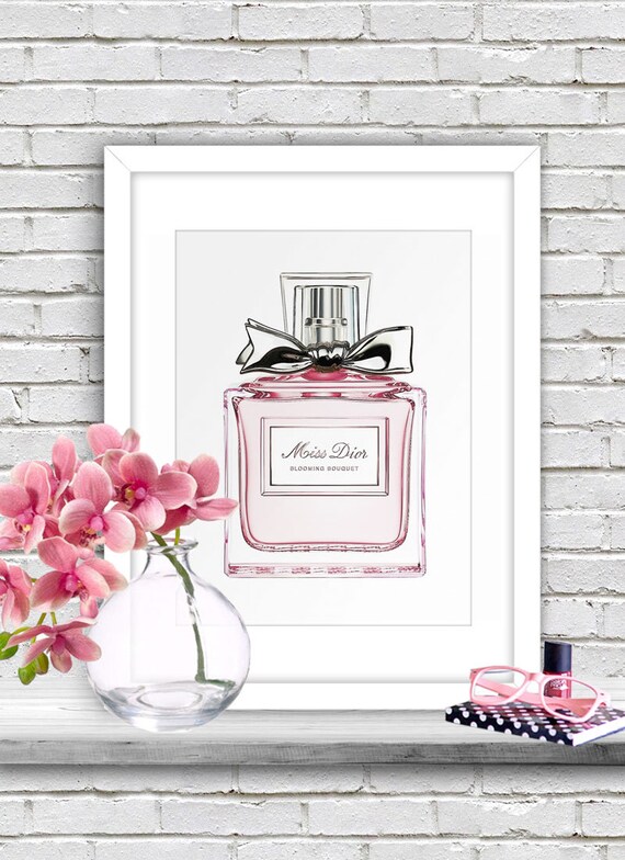 Miss Dior Perfume Bottle Digital Fashion by CobrasType on Etsy
