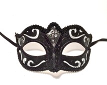 Unique black swan mask related items | Etsy