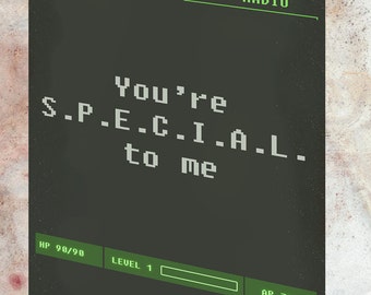 Fallout You're S.P.E.C.I.A.L. Card * Printable