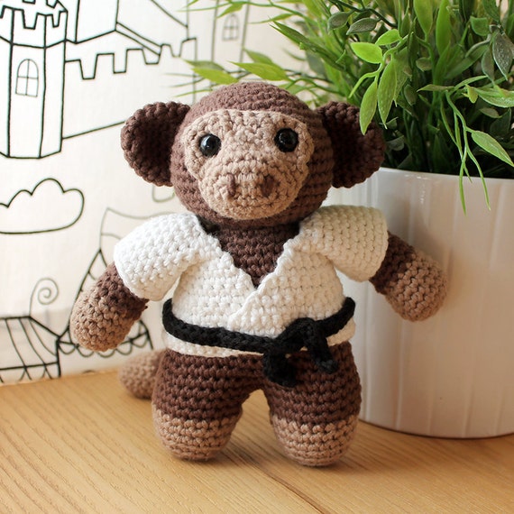 Monkey - Animalius. Amigurumi Pattern PDF.