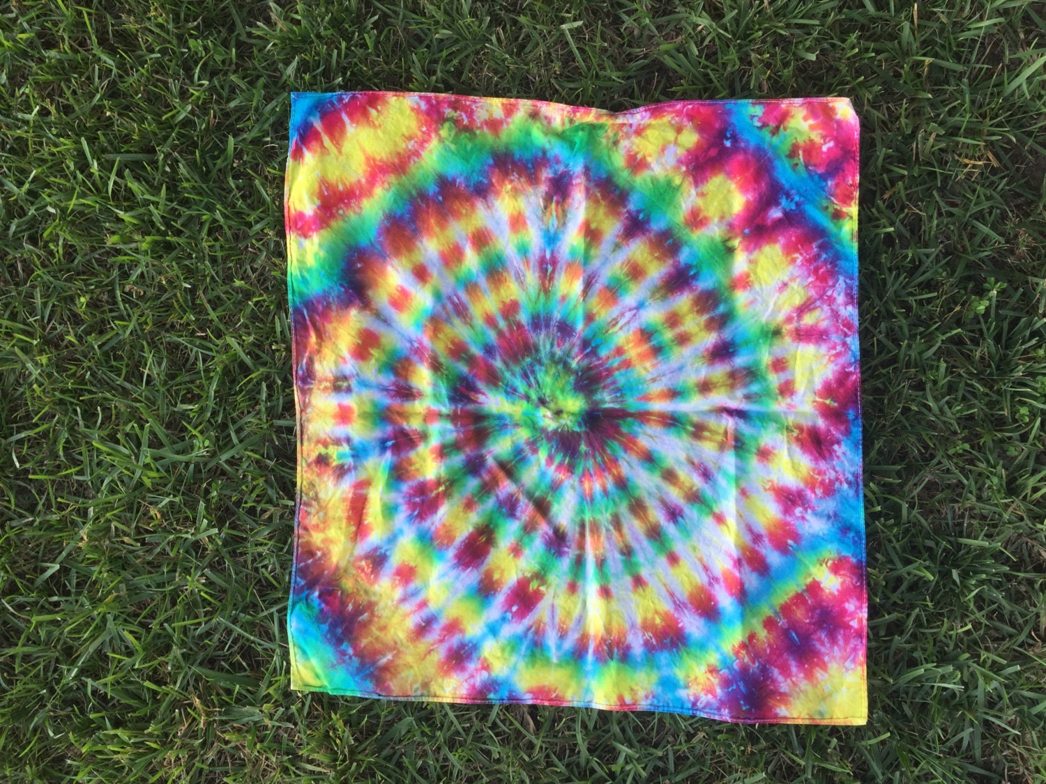 Tie Dye Bandana Tie Dye Flag Tie Dye by WearableWonderland