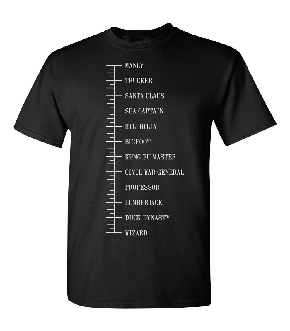 adult tshirt ruler