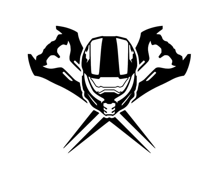 Master Chief Vinyl Decal Halo Decal Master Chief Xbox