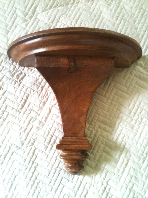 Sale Solid wood vintage wall sconce shelf on Wooden Wall Sconce Shelf Decorating id=55343