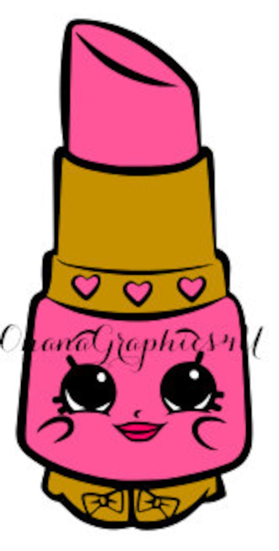 Shopkins Inspired Lippy Lips SVG