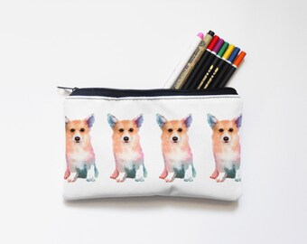 Zipper Pouch, Pencil Pouch, Pencil Case,