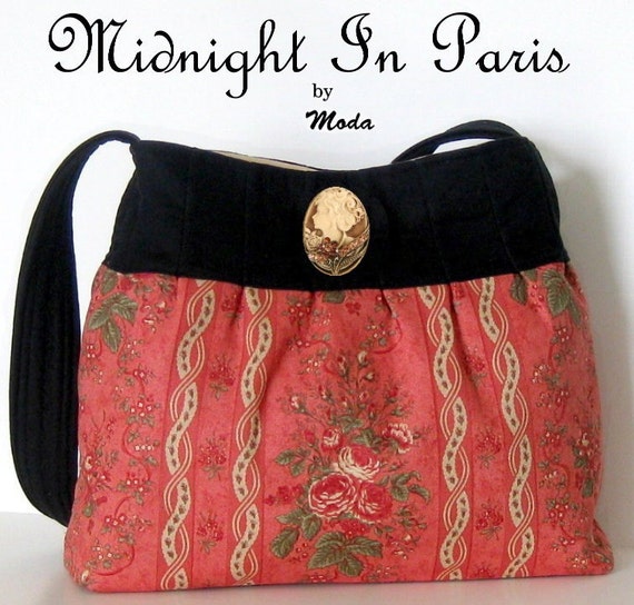 Midnight in Paris PURSE / BAG Handbag KIT Moda 3 Sisters