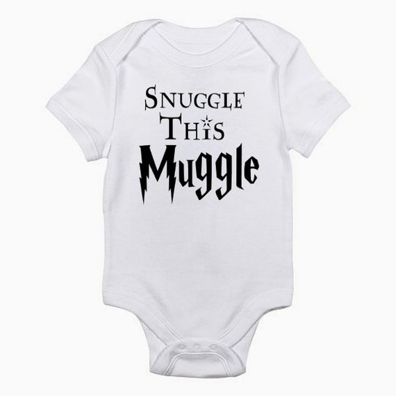 Harry Potter Snuggle This Muggle Baby Onesie / Harry Potter