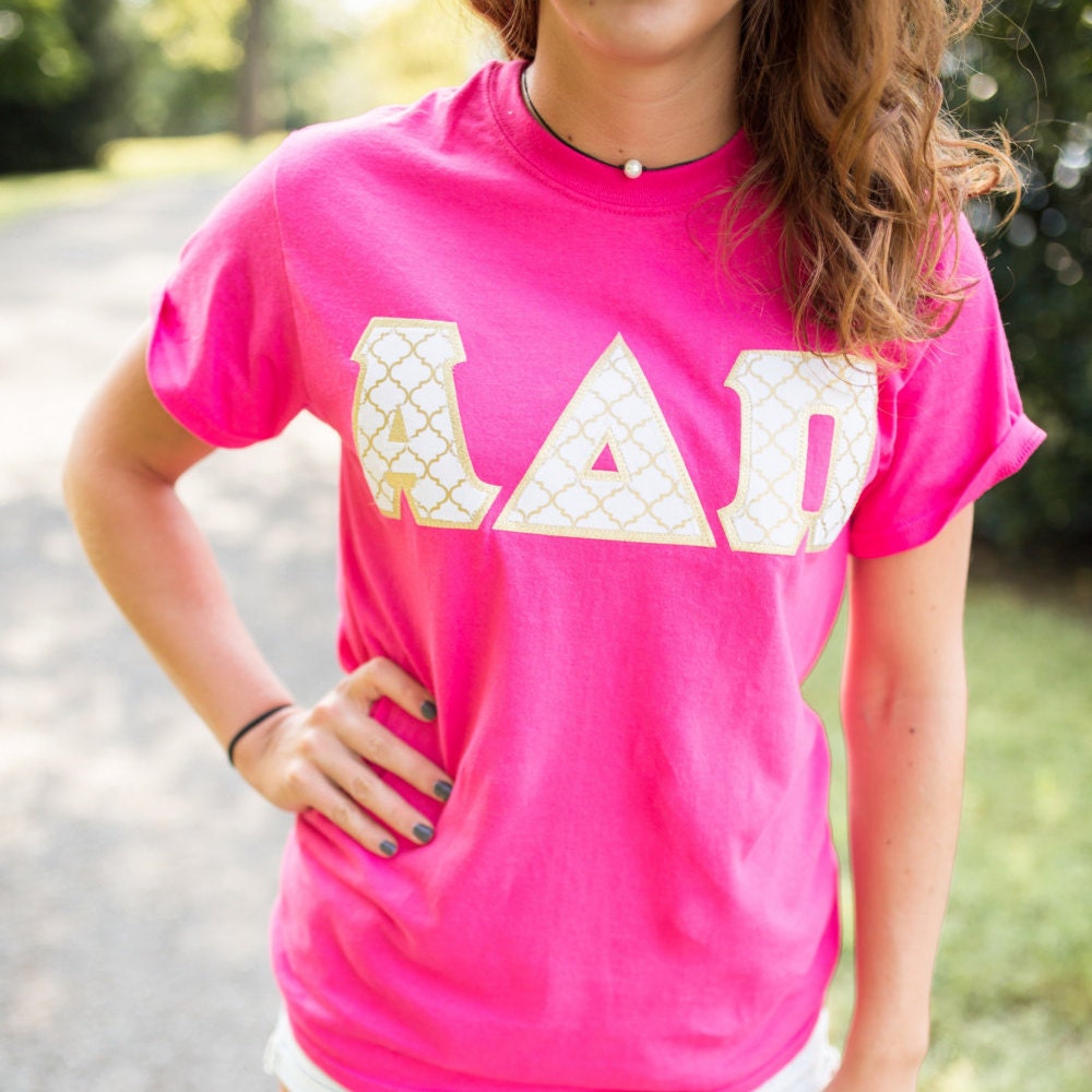 greek letters shirt