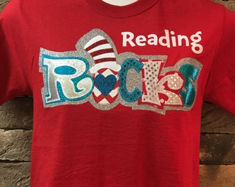 reading rocks t shirt