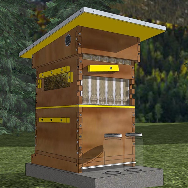 Flow Hive Plans DIY and Save 8-Frame Langstroth uses 6