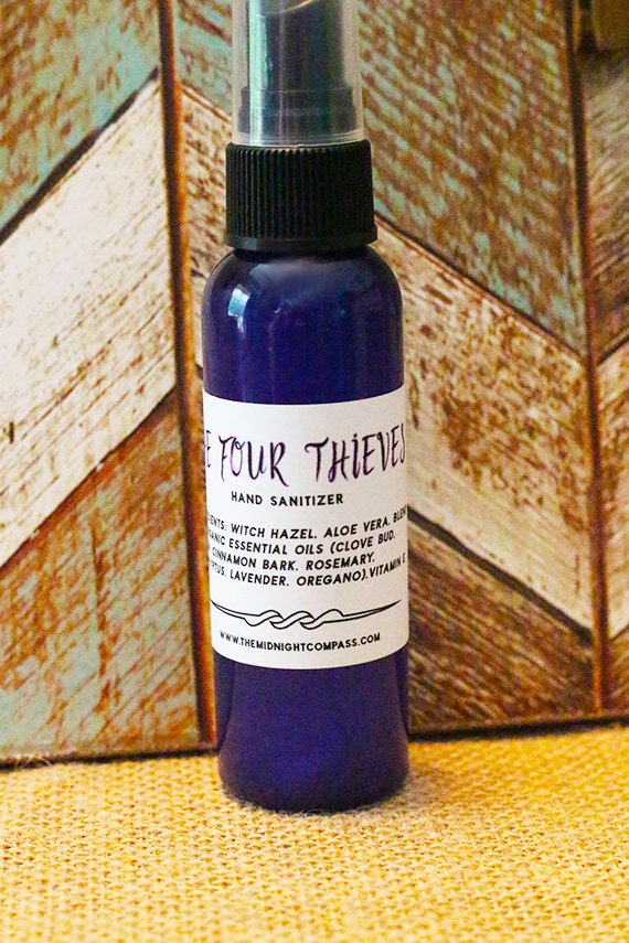 THE FOUR THIEVES Hand Sanitizer Made with by