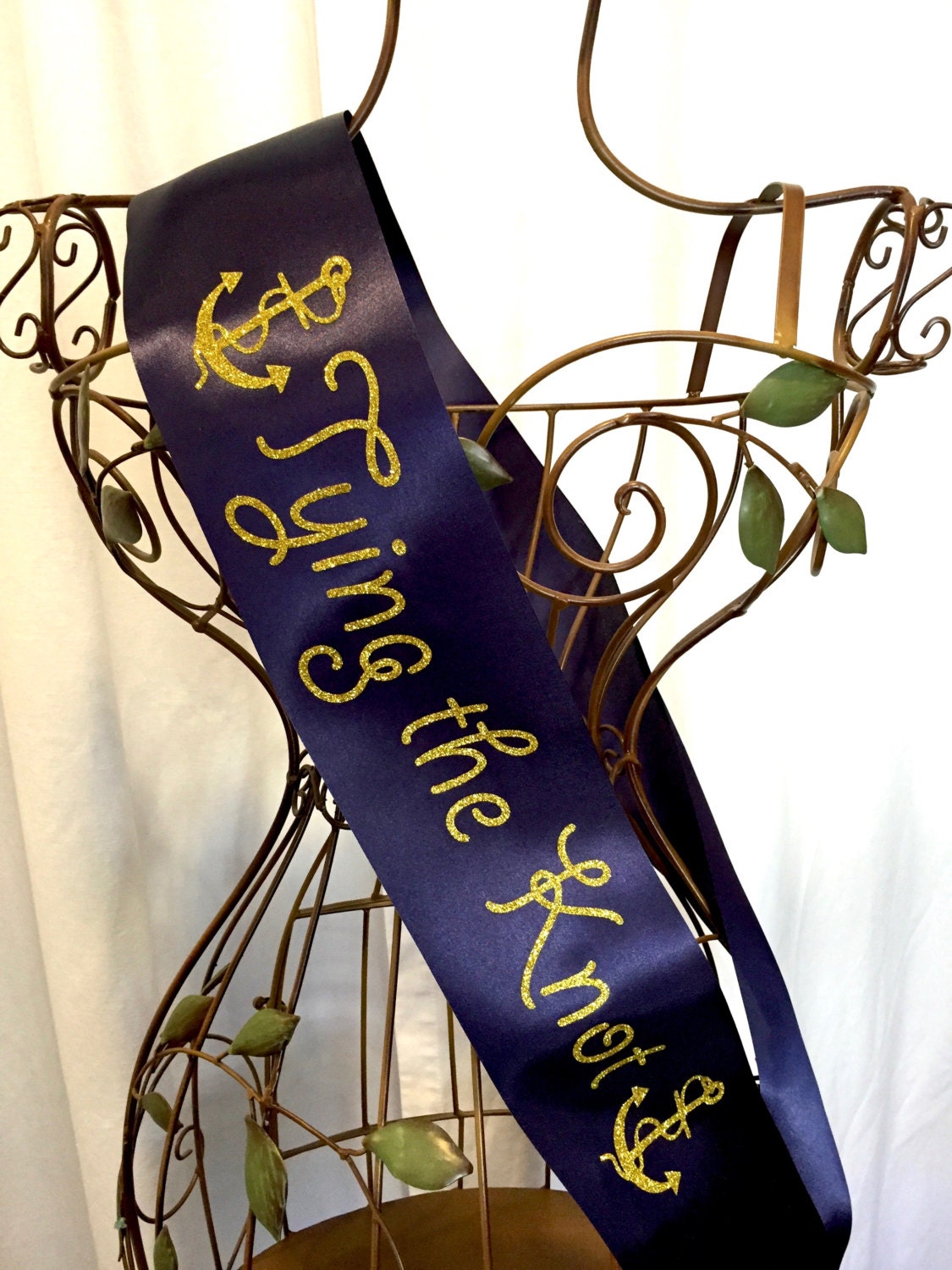 Tying the Knot Sash Bachelorette Sash