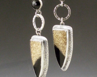 •PARLIAMENT OF OWLS• mixed metal earrings